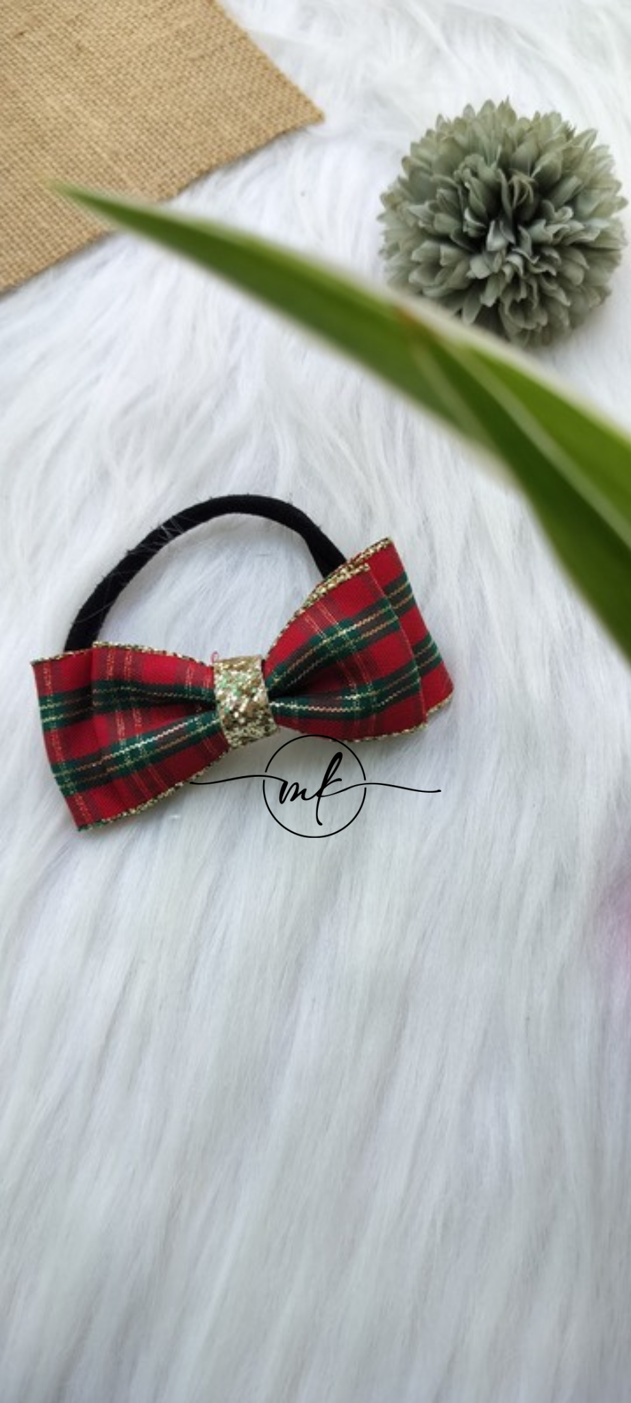 Maroon baby head band