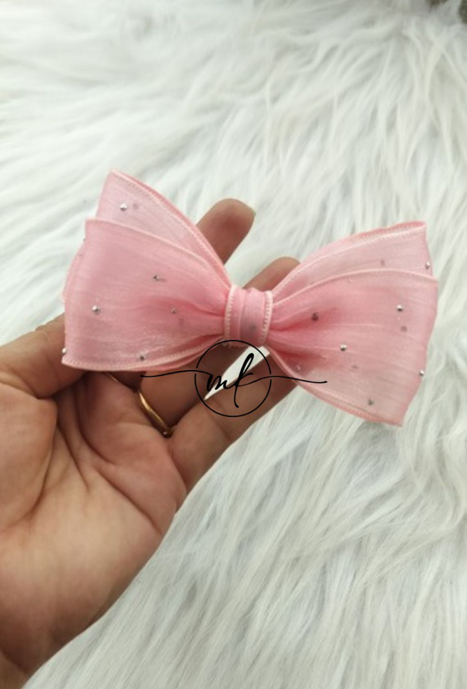 Pink Bow Kids head band