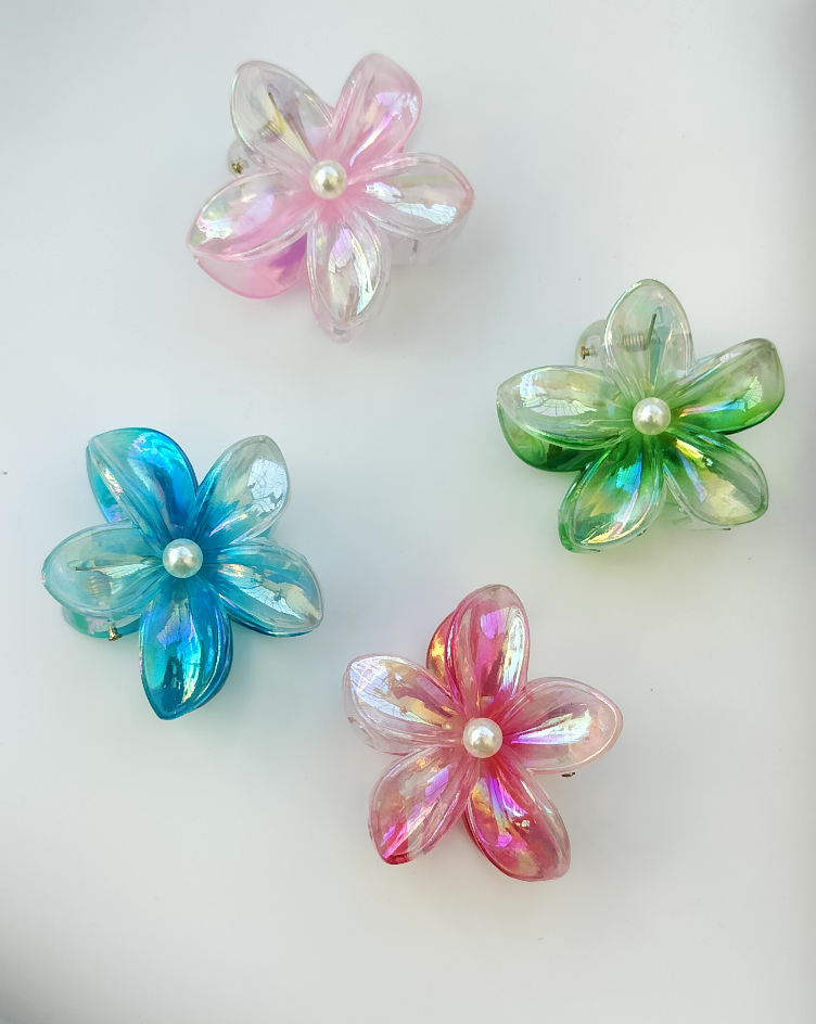 Glass Finish Flower Medium Claws