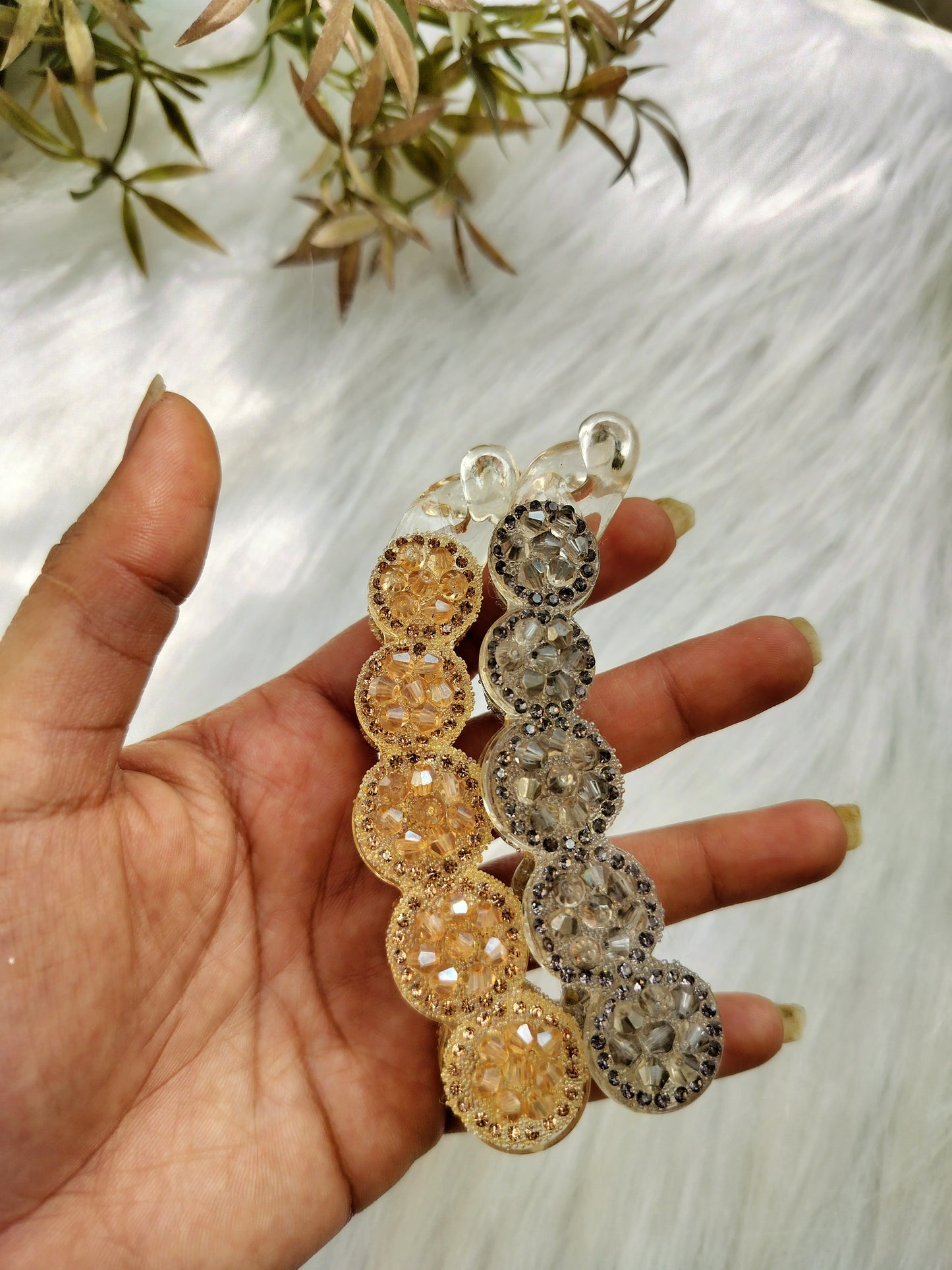 Crystal Premium banana clip - Lock type
