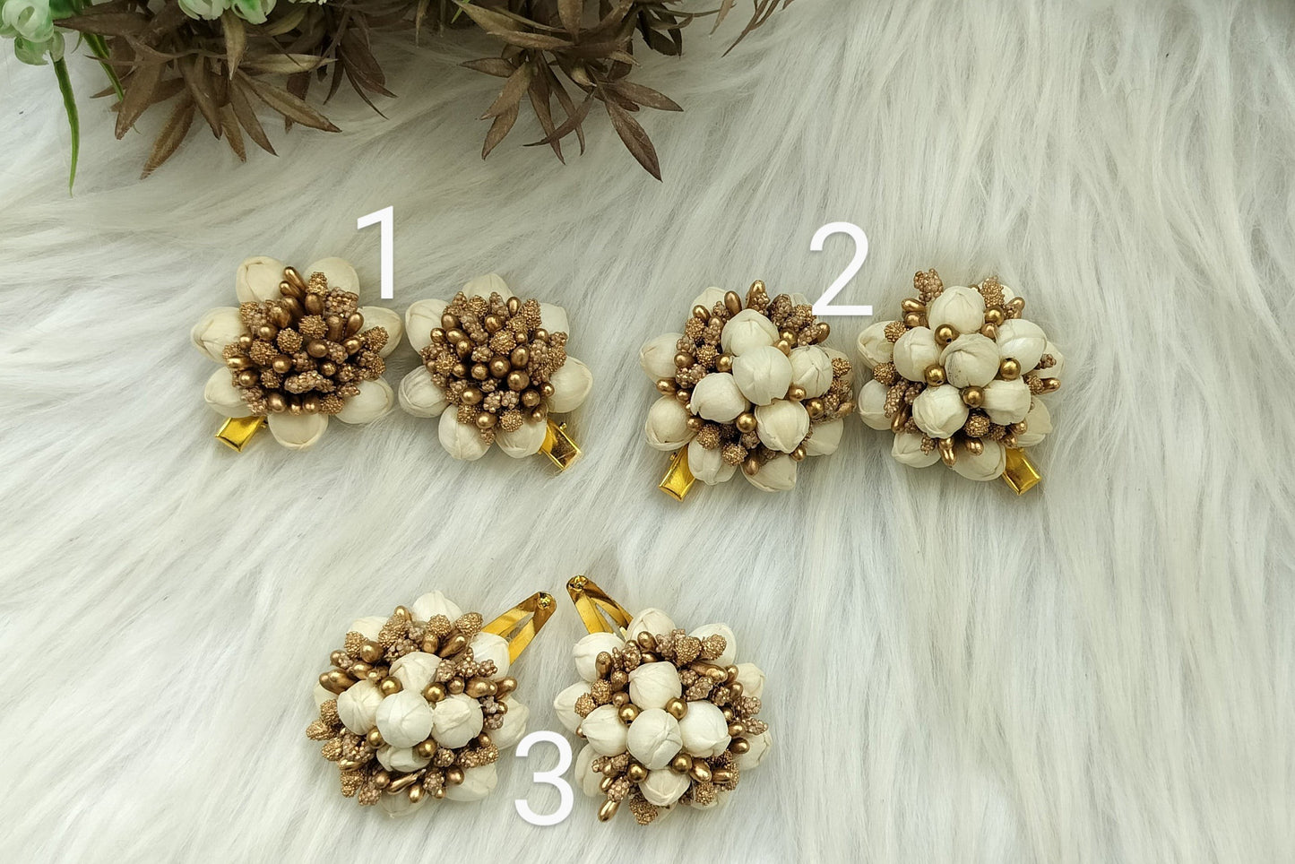 Jas - jasmin Alligator clip/Tic Tac -pair