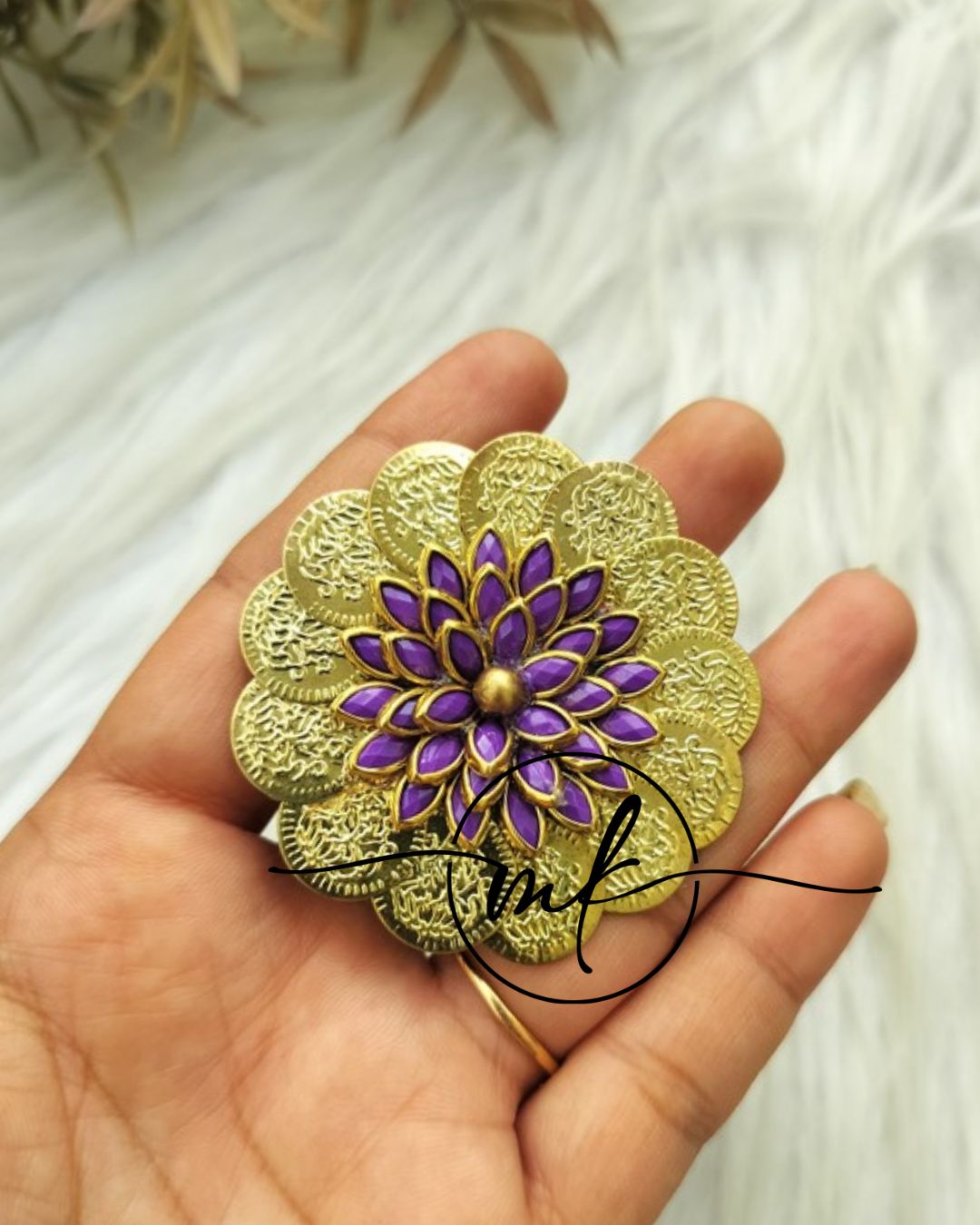 Feri 2E Coin Hair ties/Hair Brooch