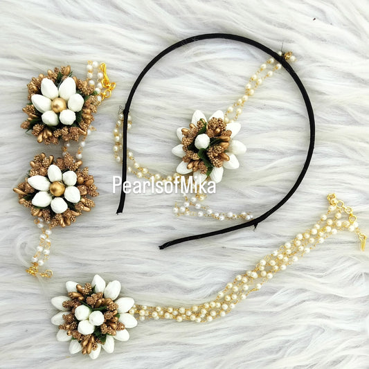 Jasmine Floral Radhai set