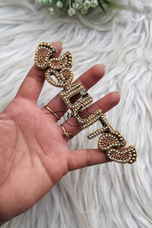 Appa with 2 Baby Foot - Baby shower Accessories - Shirt Pin