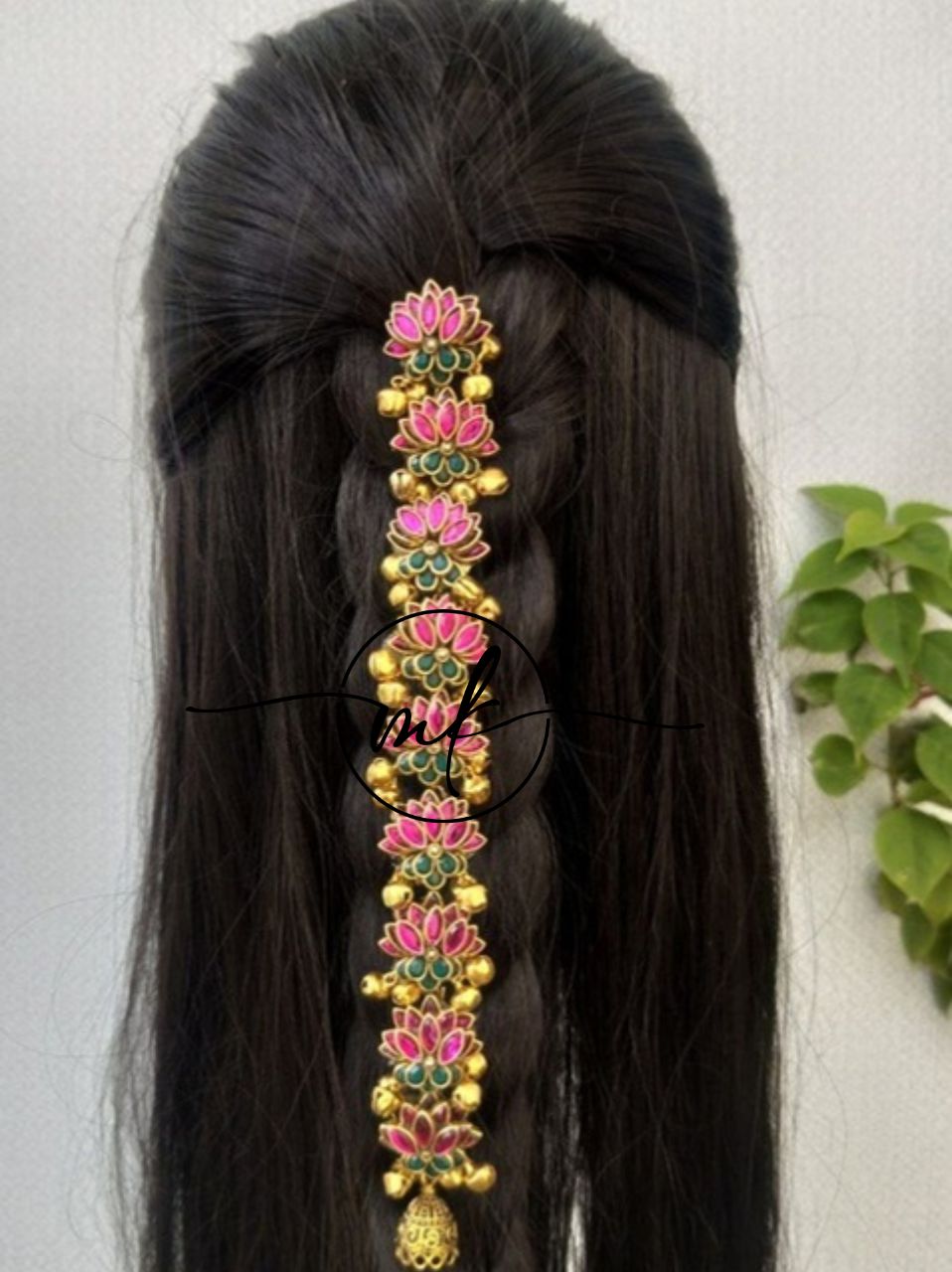Pink LYLA GUNGUROO hair Brooch