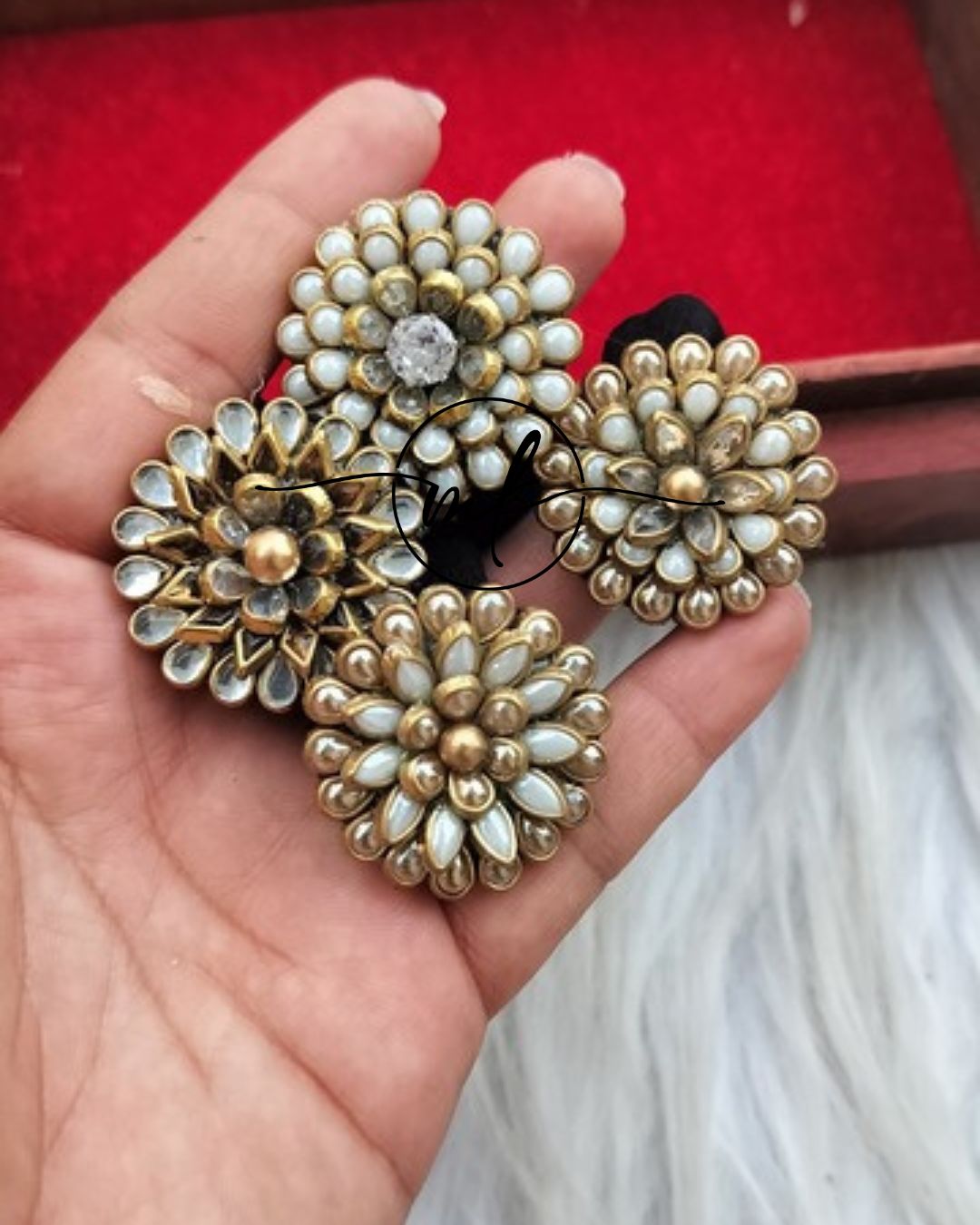 Kundan Hair Ties