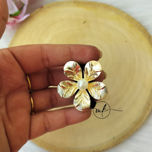 Golden Flower Hair tie