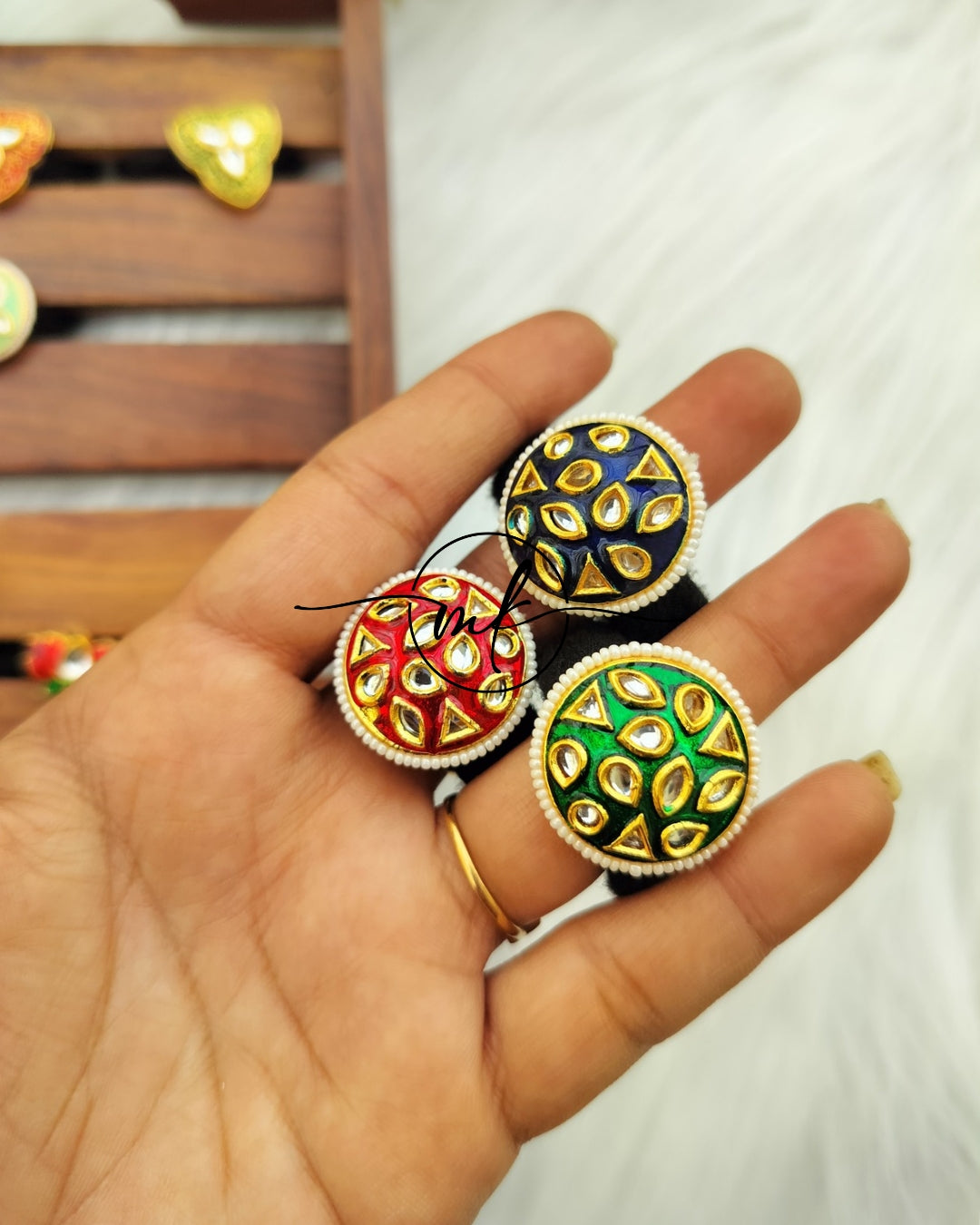 Meenakari Hair ties