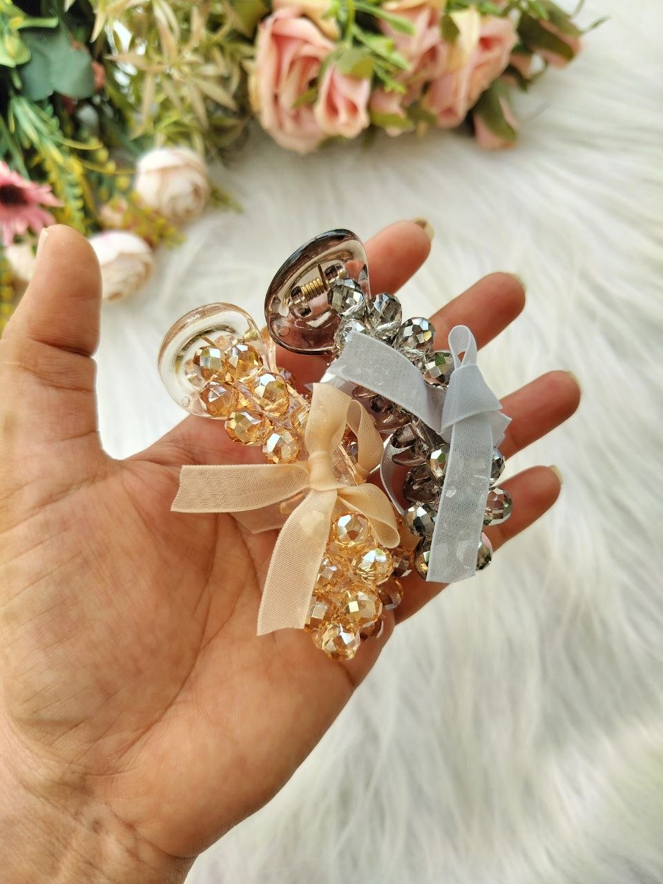 Crystal Premium Banana clip - V type