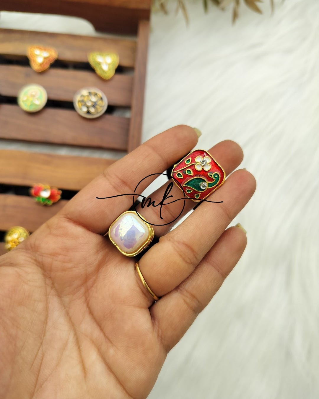 Meenakari Hair ties