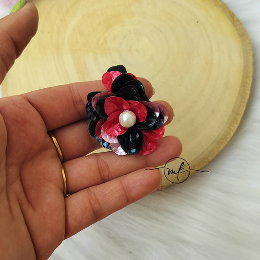 Red Black premium hair ties