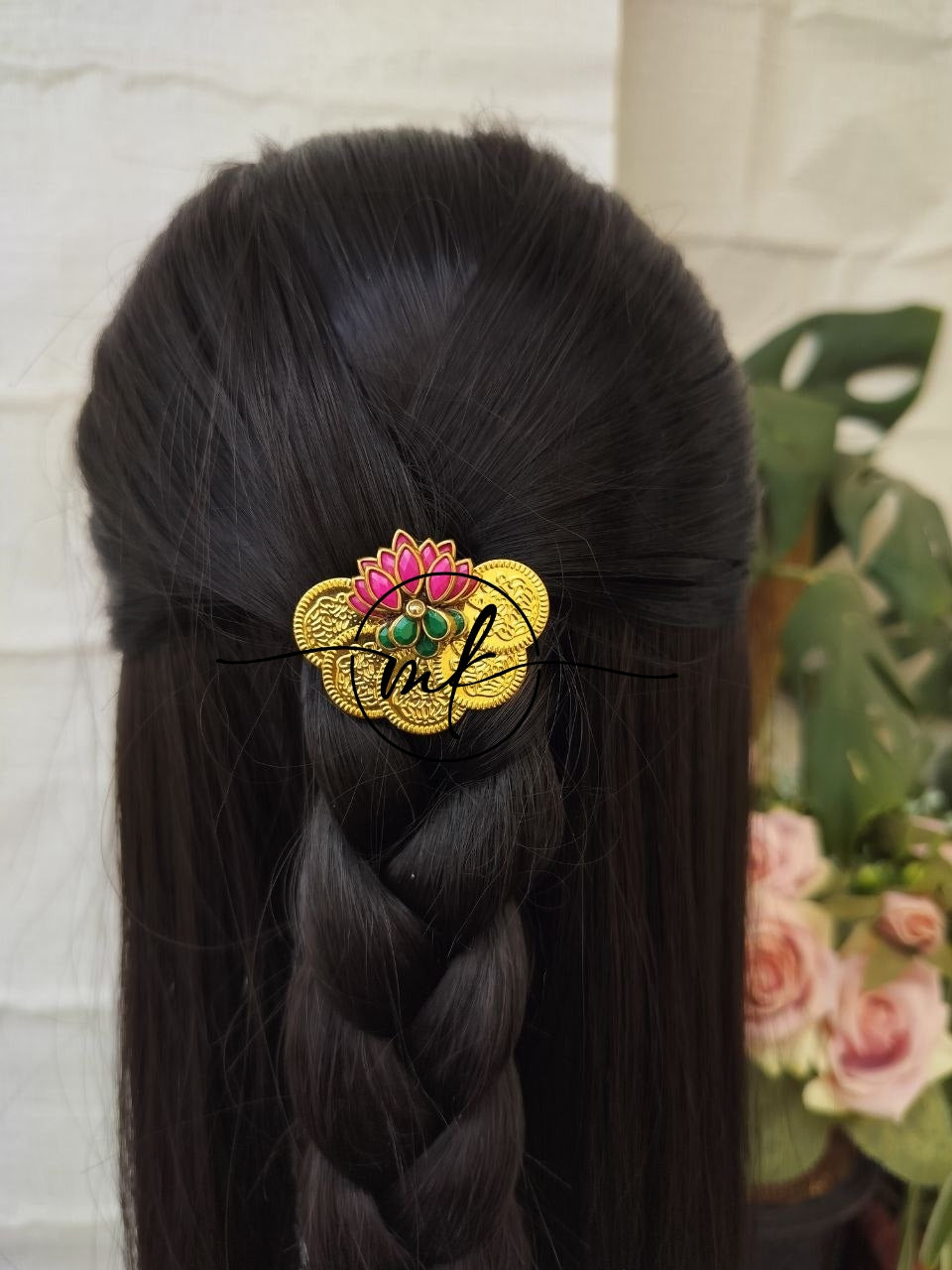 CIKA Matt Pink Lotus - 5C Hair Brooch - 1 piece