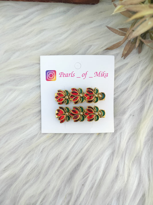 Kundan Alligator pin