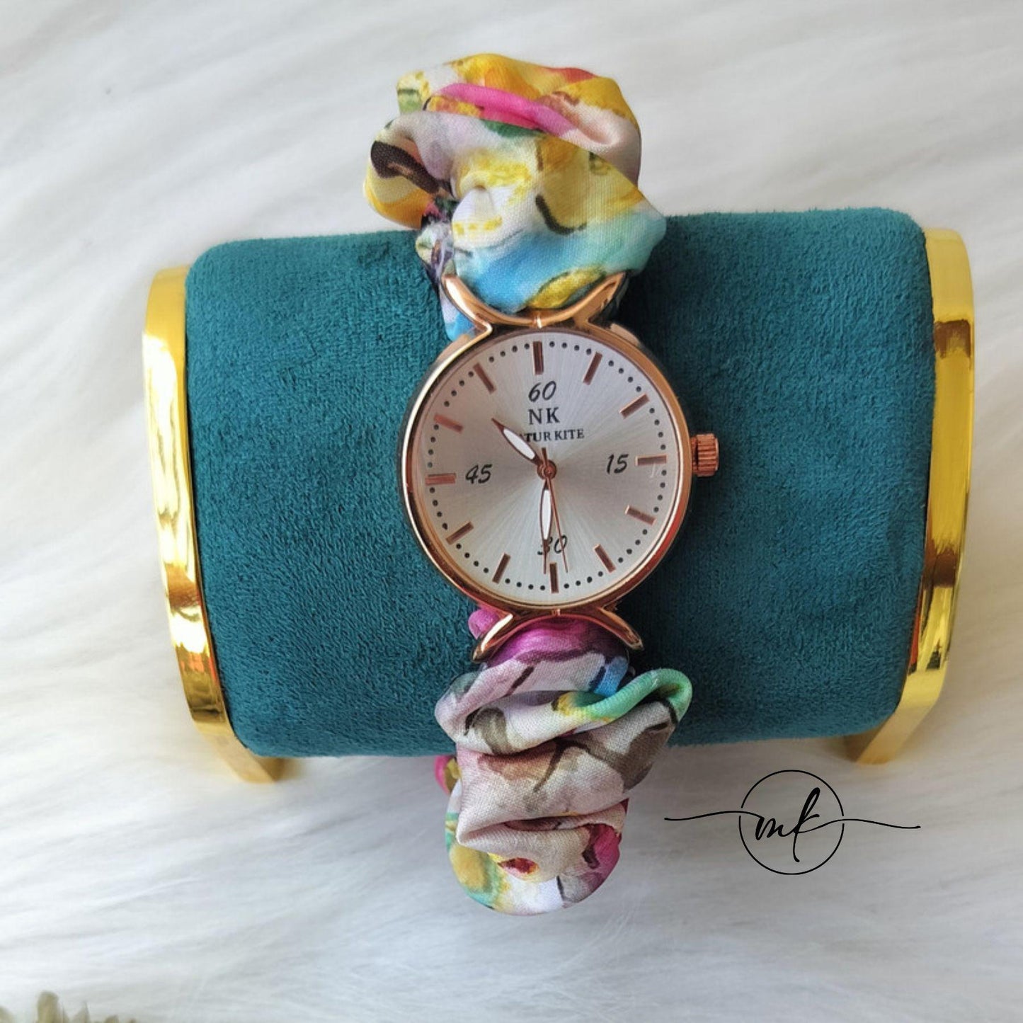 Multi-color Scrunchie Watch