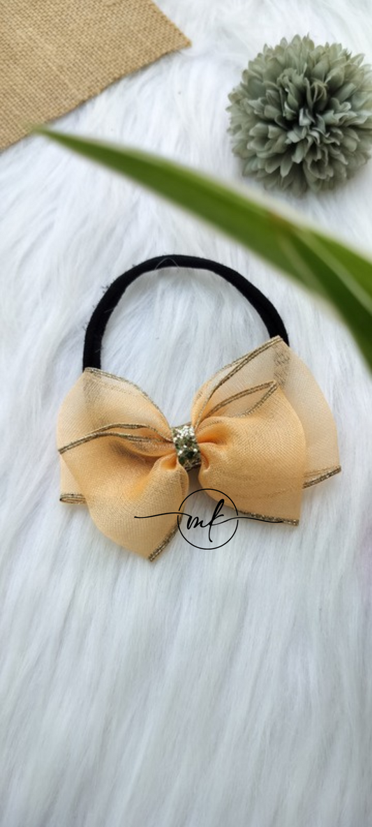 Golden baby head band