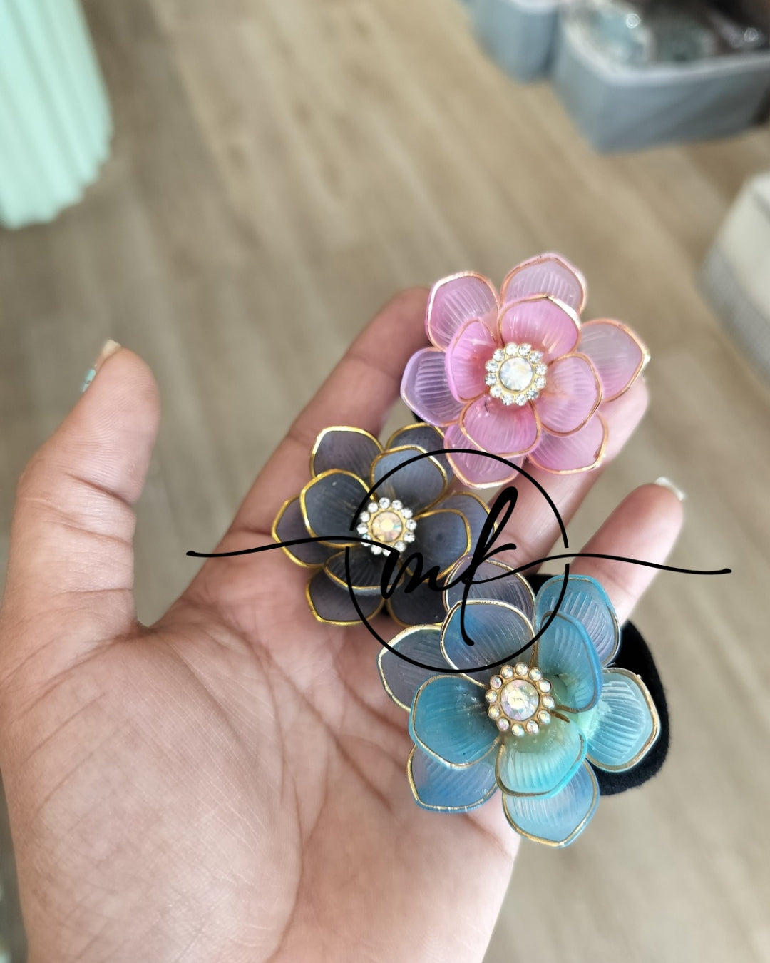 Shea Flower Hair Ties