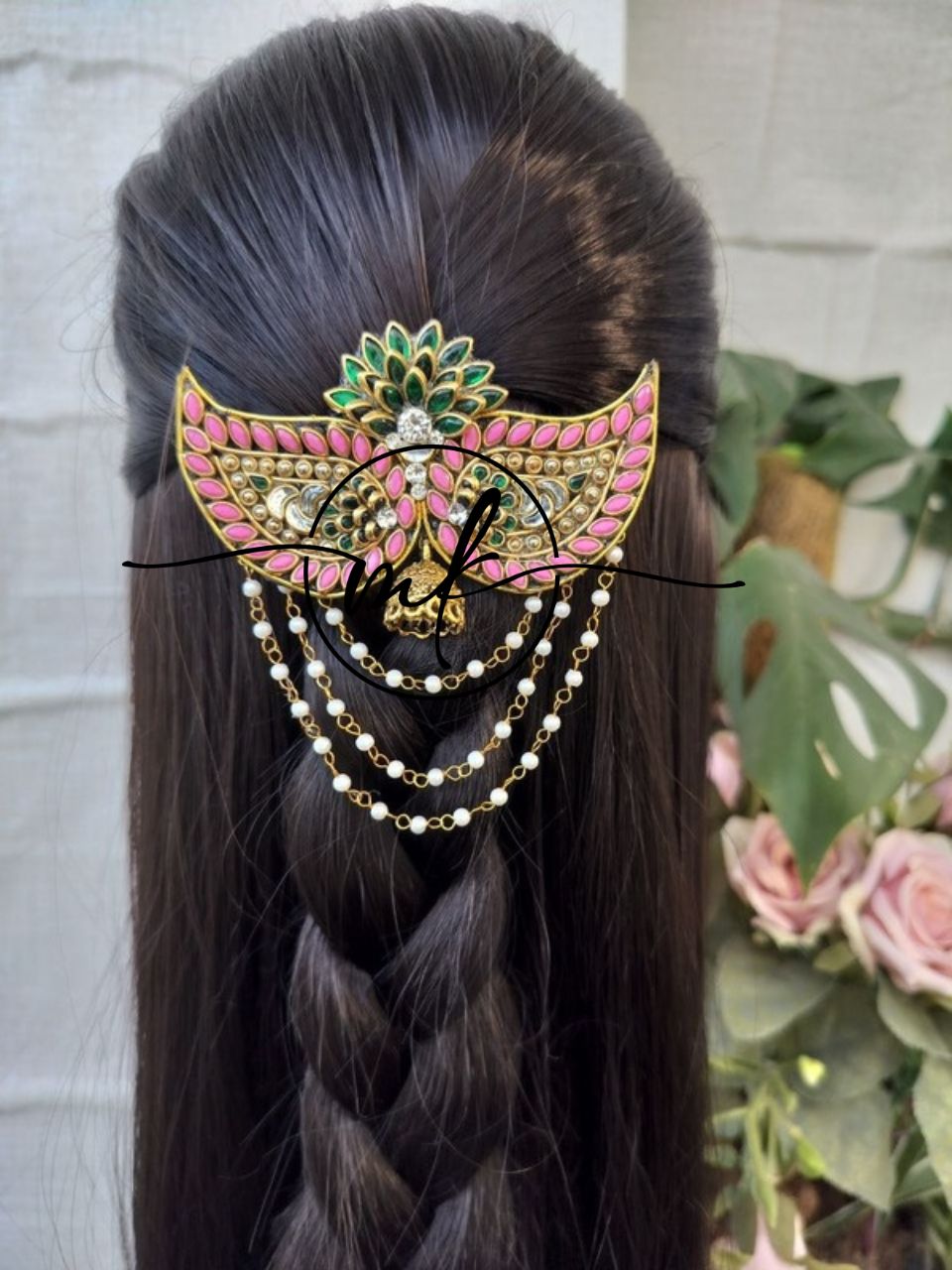 Mango Hair Brooch