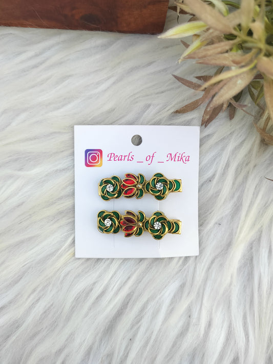 Kundan Alligator pin