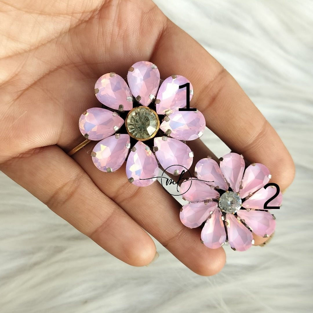 Pink Crystal Premium hair ties