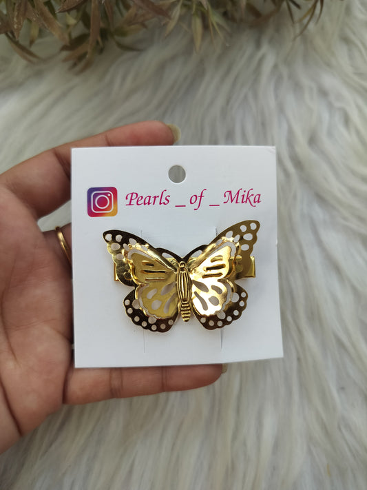 Fancy Butterfly Alligator pin