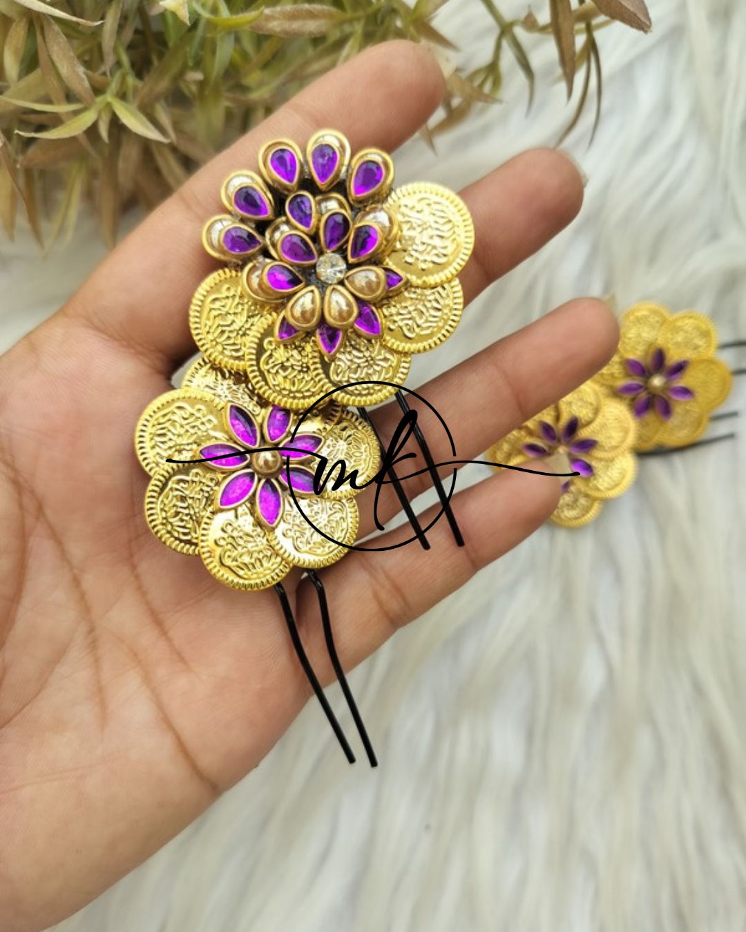 Cima Set of 2 - Hair Brooch