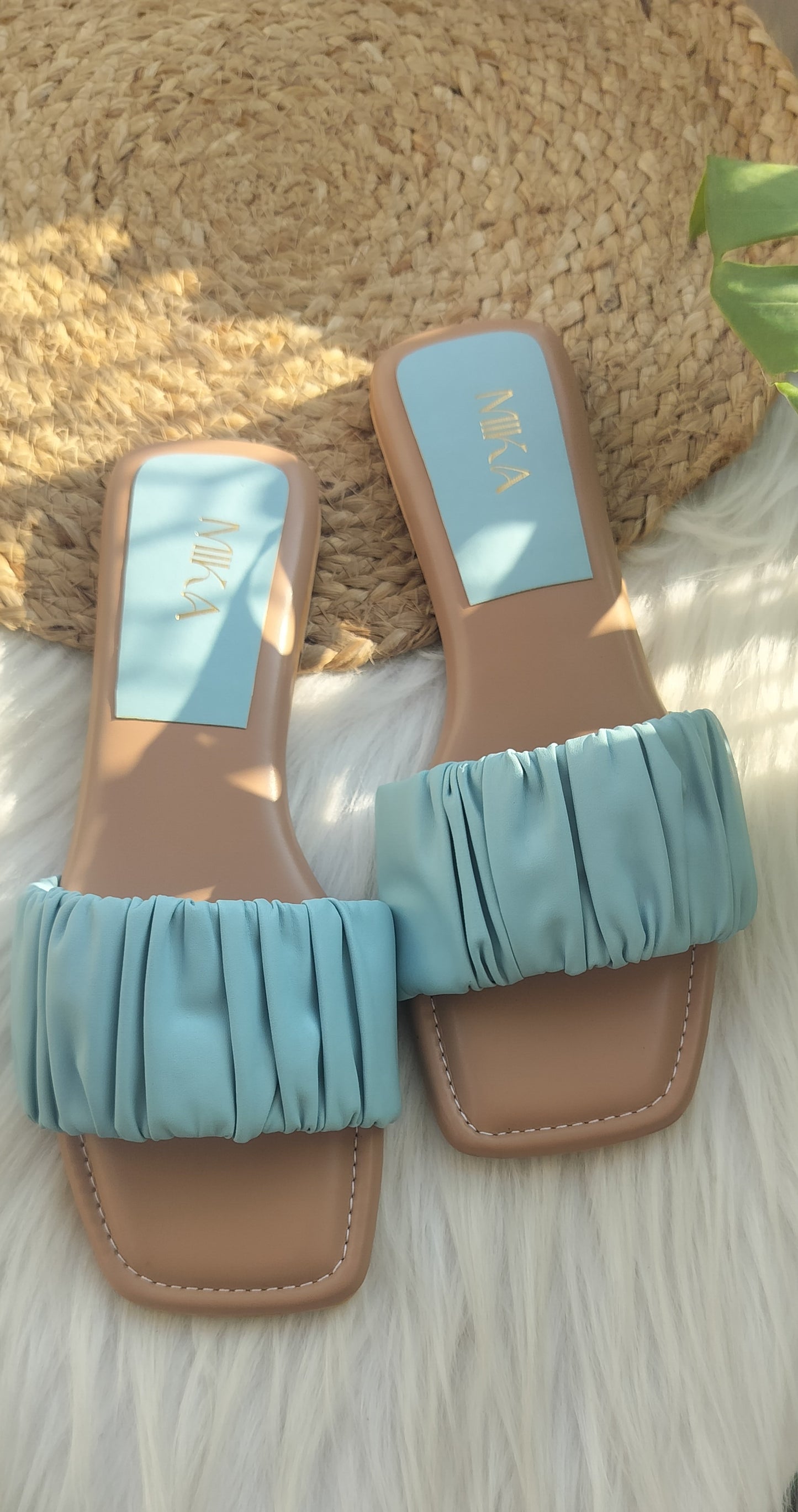 Blue truffle Sandals