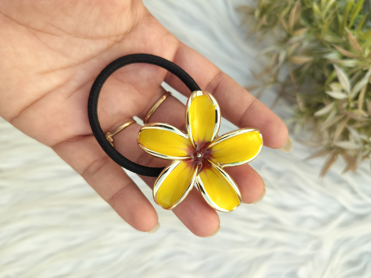Premium Fancy Floral Hair ties