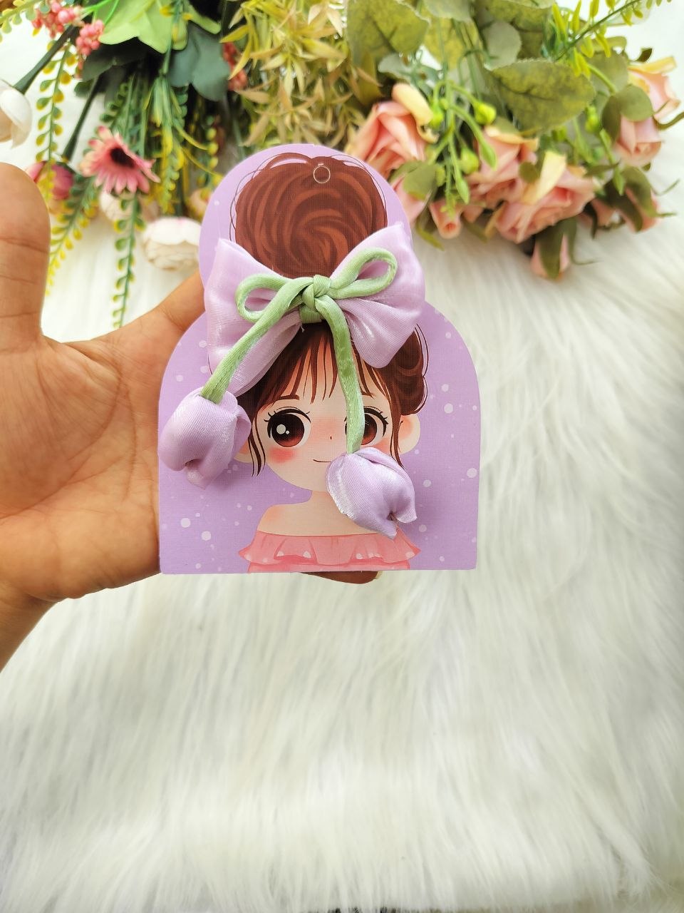Tulip Mini Bow Alligator clip