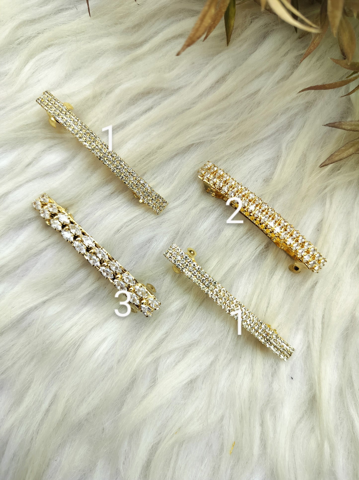 Crystal Metal Buckle Clip - small size