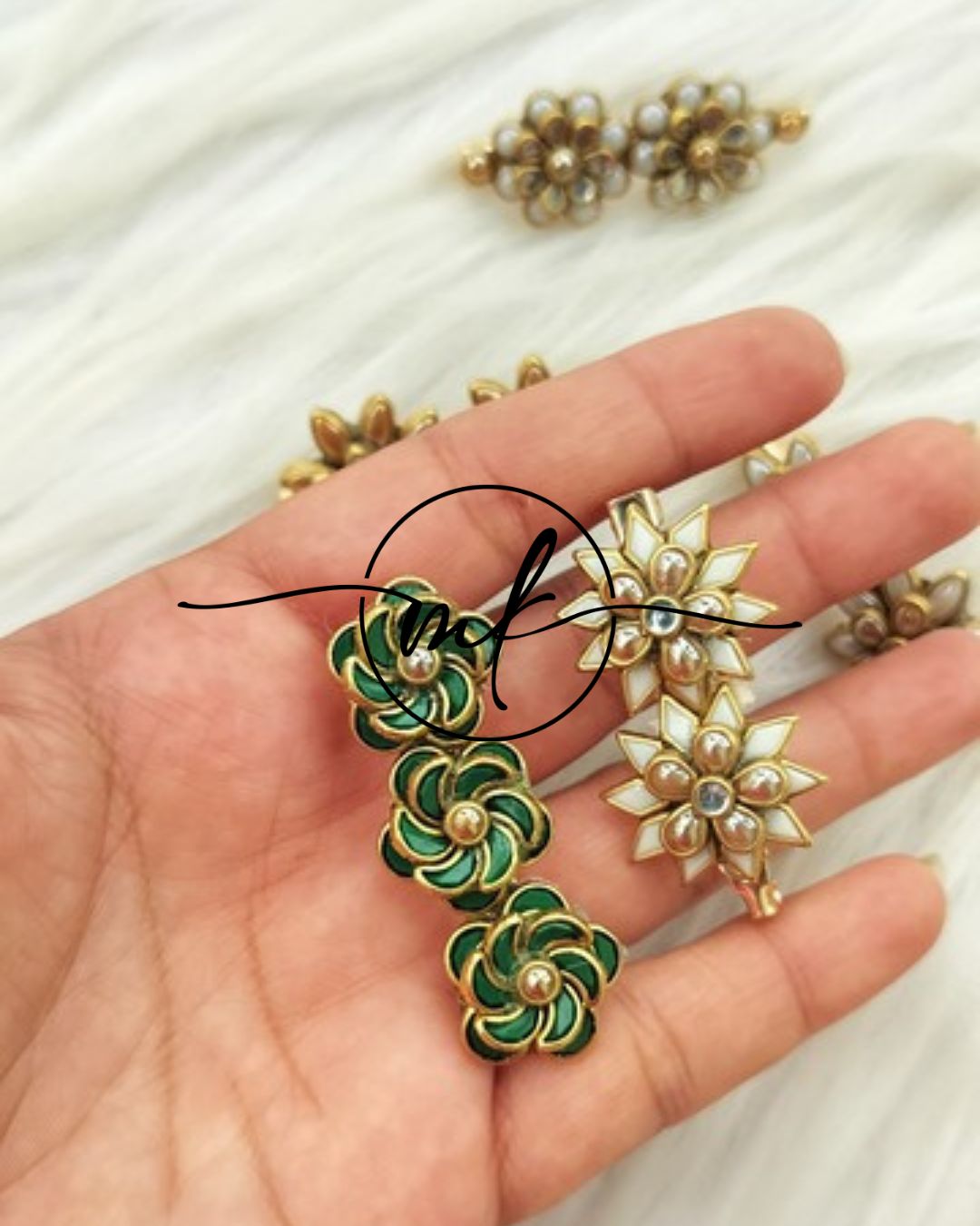 Kundan Saree pin