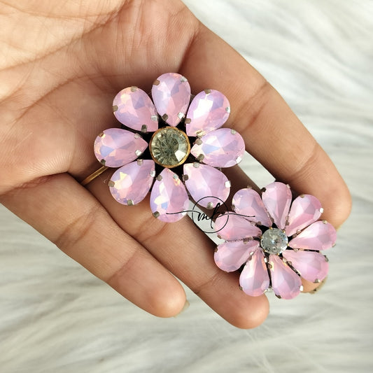 Pink Crystal Premium hair ties