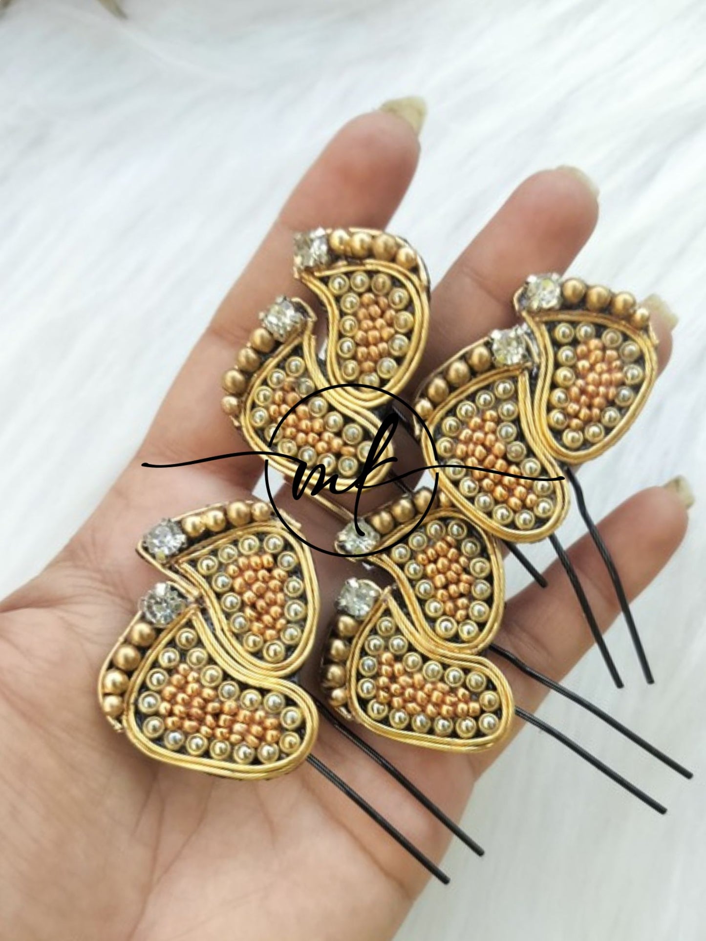 Golden Baby feet V02 -Hair Accessories