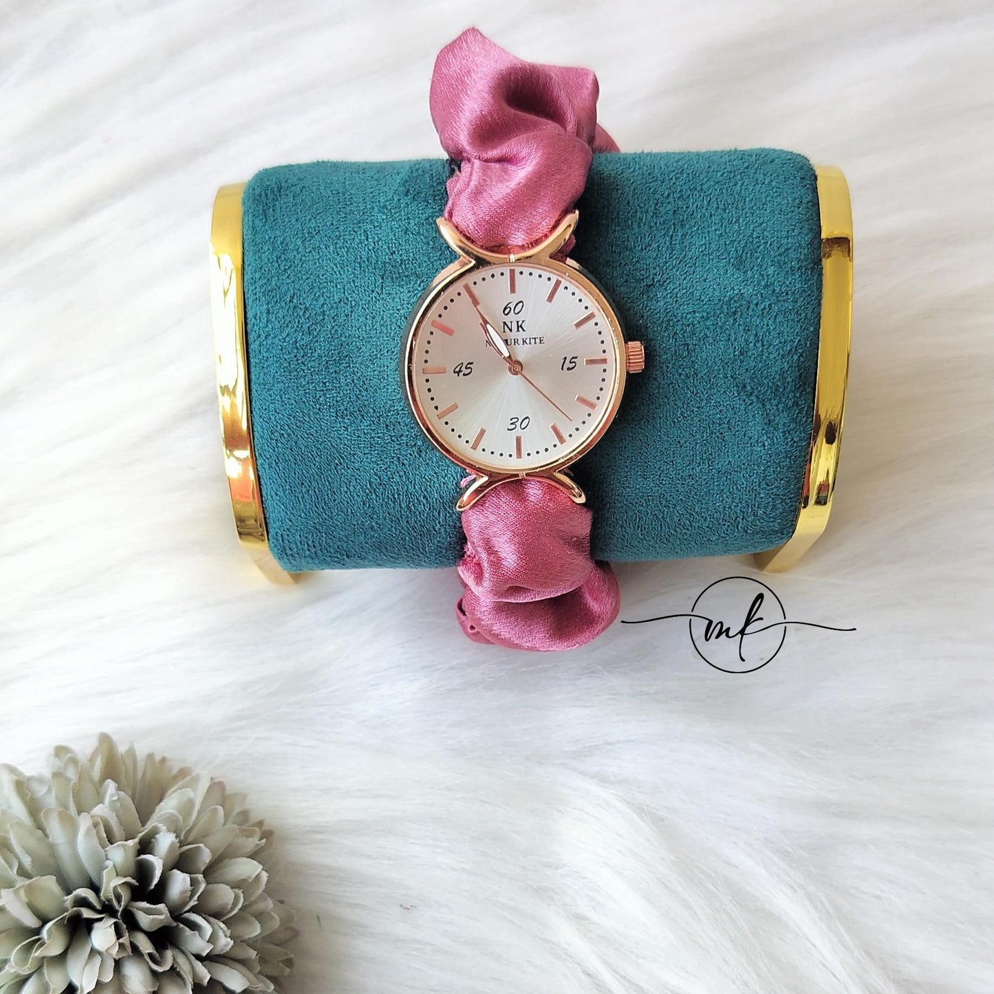 Onion Pink Scrunchie Watch