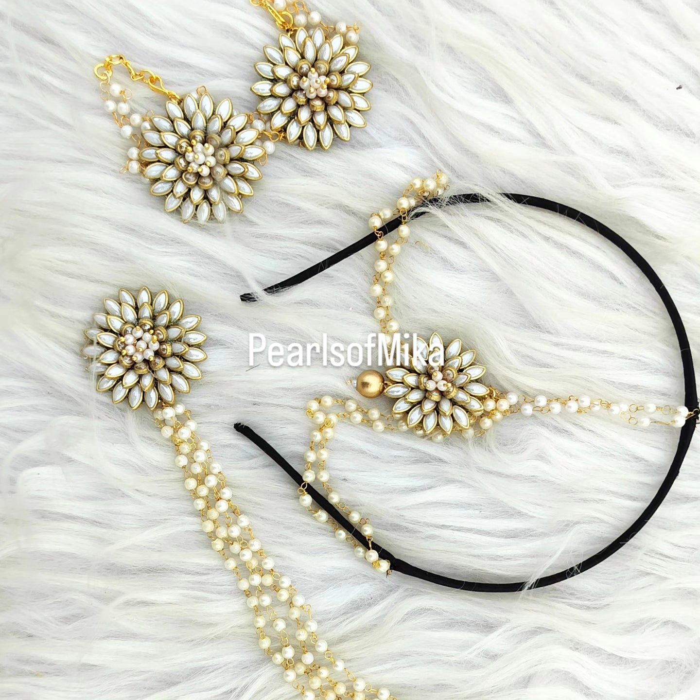 Kundan Radhai set
