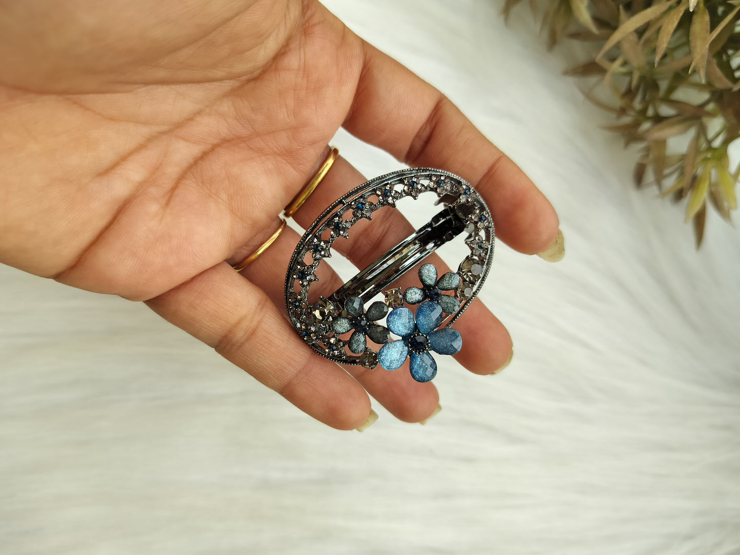 Floral Premium Baratte Clip -Small size