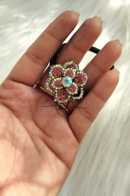 Flower Crystal Premium hair ties