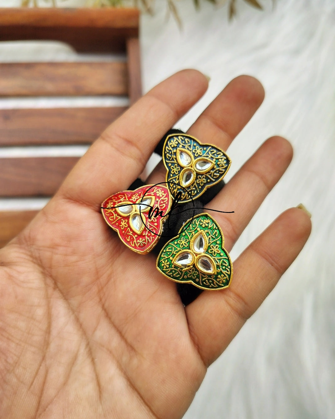 Meenakari Hair ties