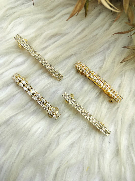 Crystal Metal Buckle Clip - small size