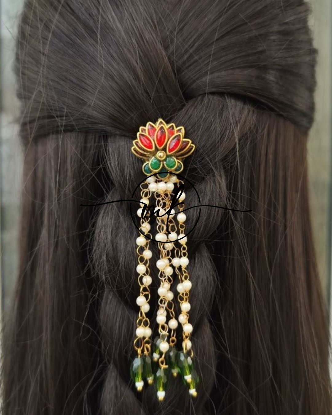 CURA Lotus Red 1L - Hair Brooch