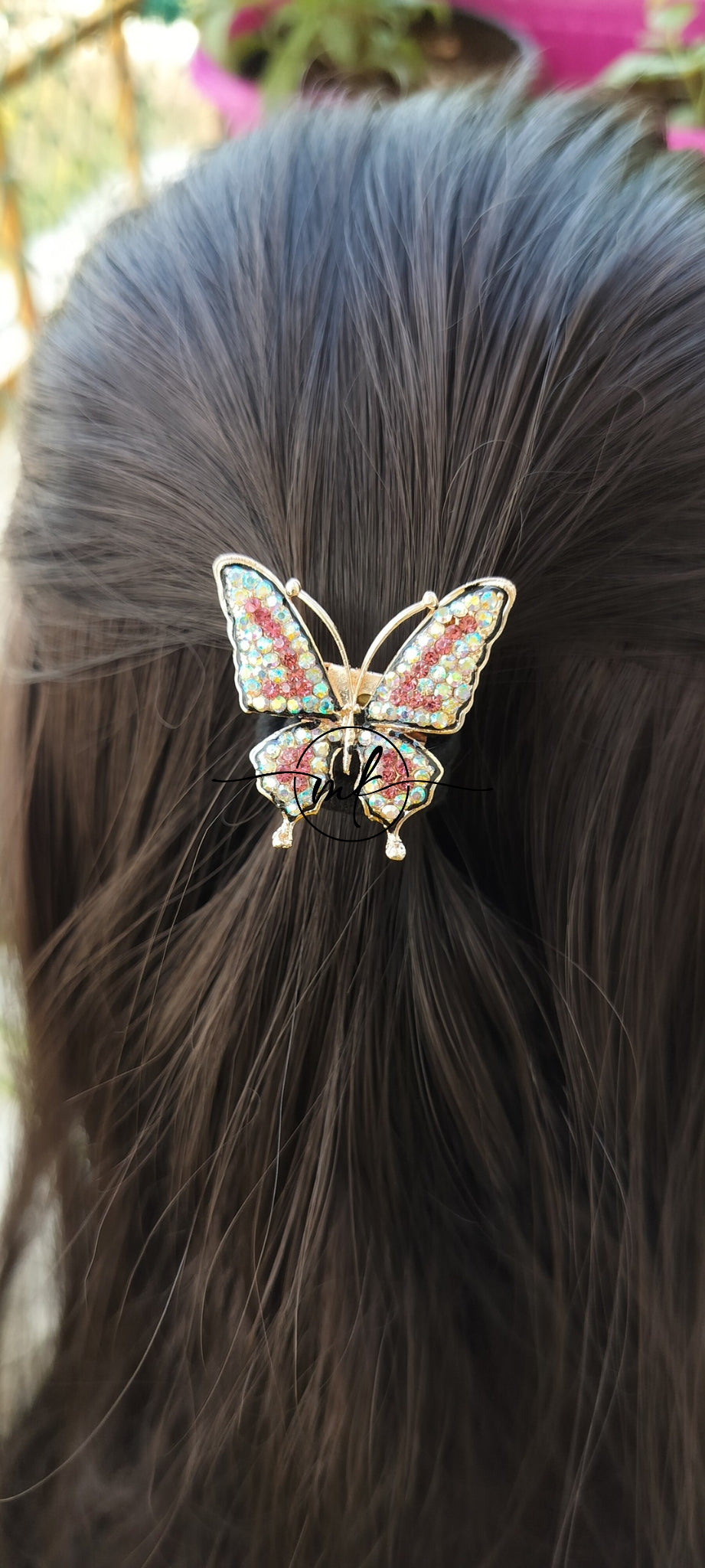 Butterfly Crystal Premium hair ties