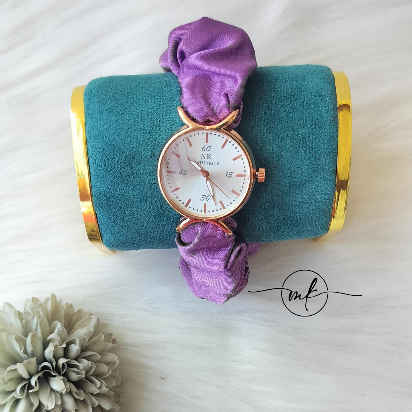 Lavender Scrunchie Watch