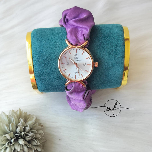 Lavender Scrunchie Watch