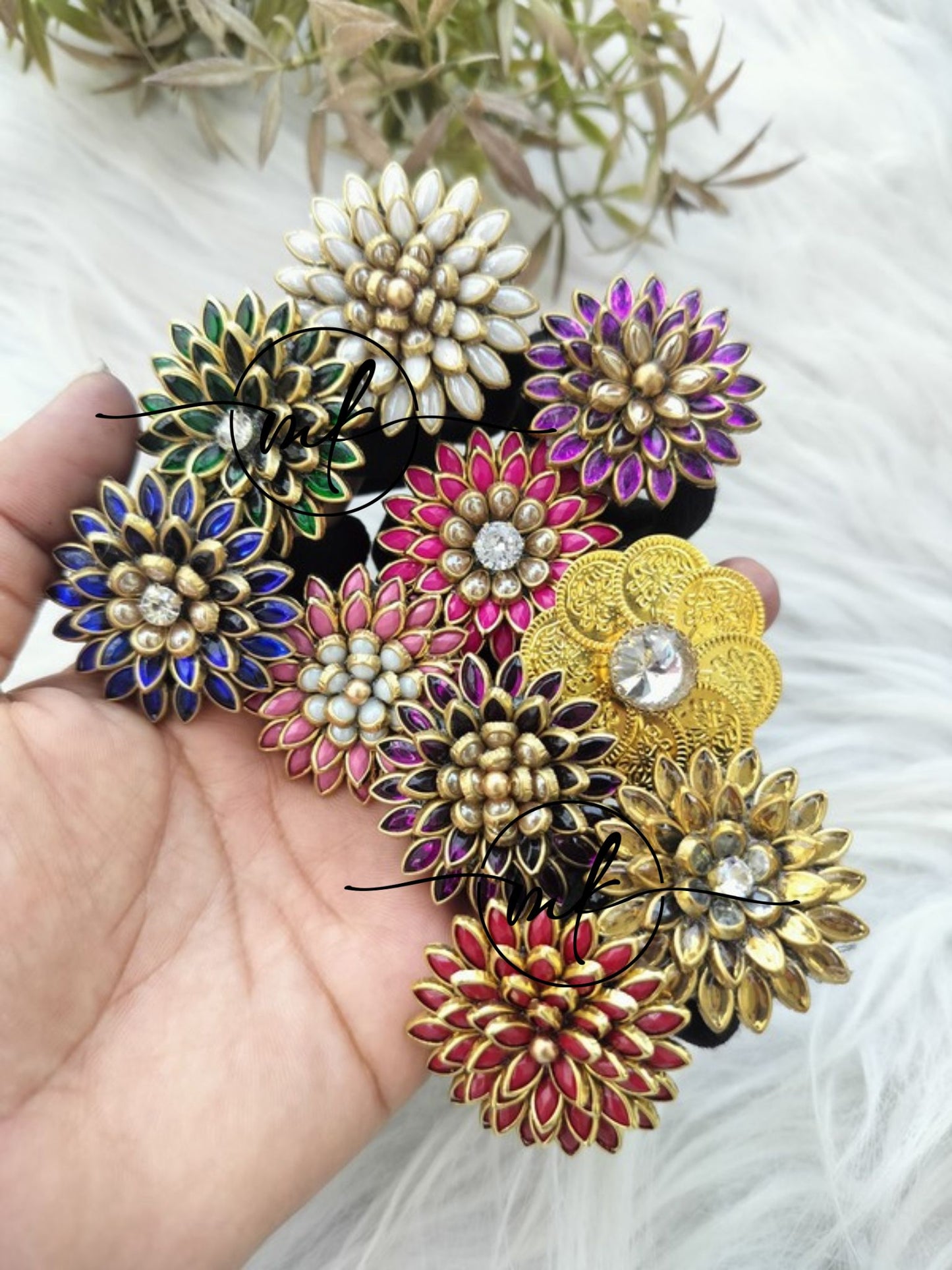 Hair Ties combo - set of 12 - Colours as per pic