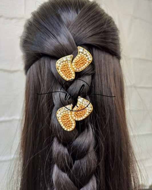 Mini Golden baby feet - V05 Hair Accessories