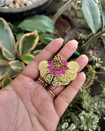 Kiya Pink Hair Brooch