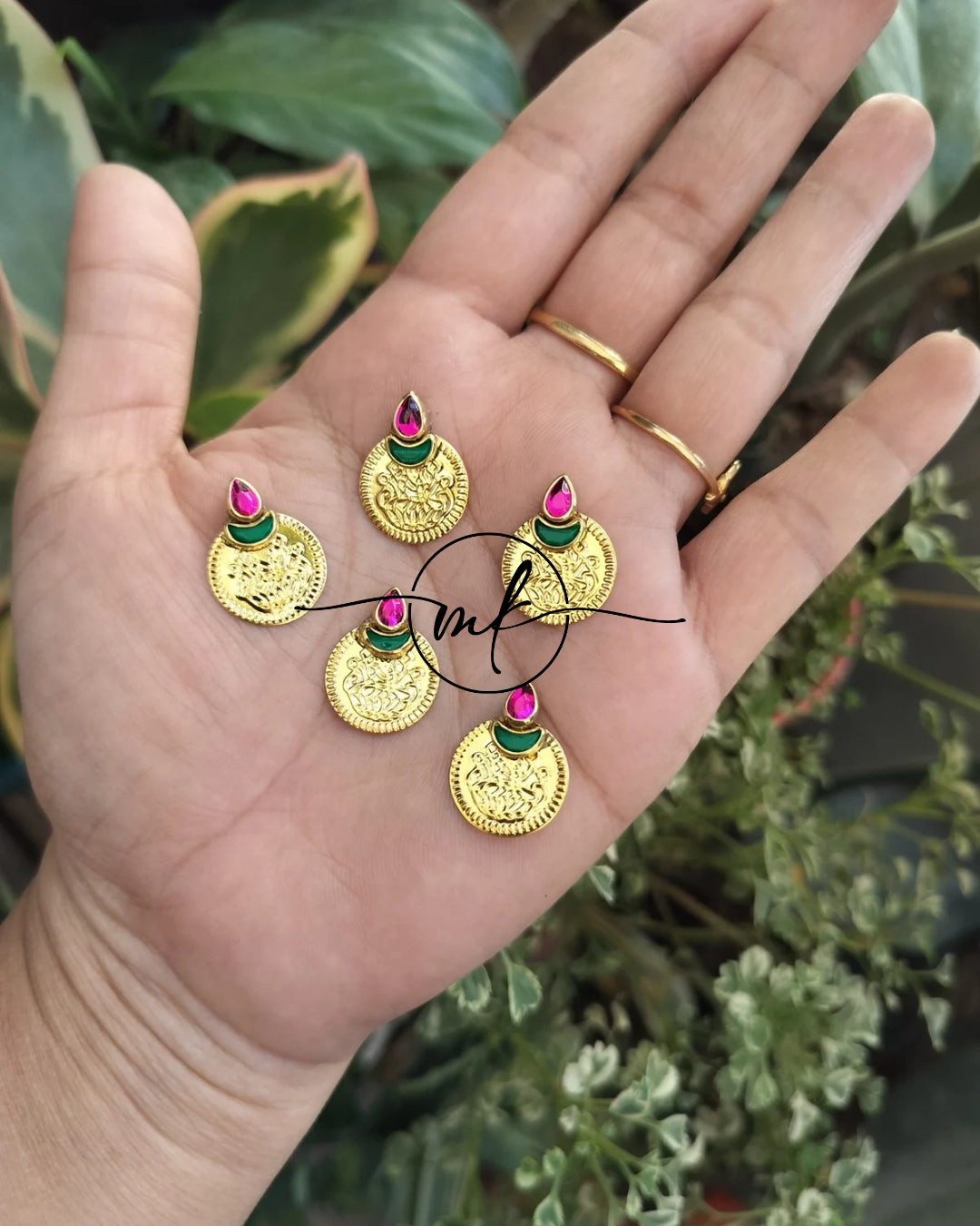 Thiya Pink Hair Hooks - set of 5 pieces