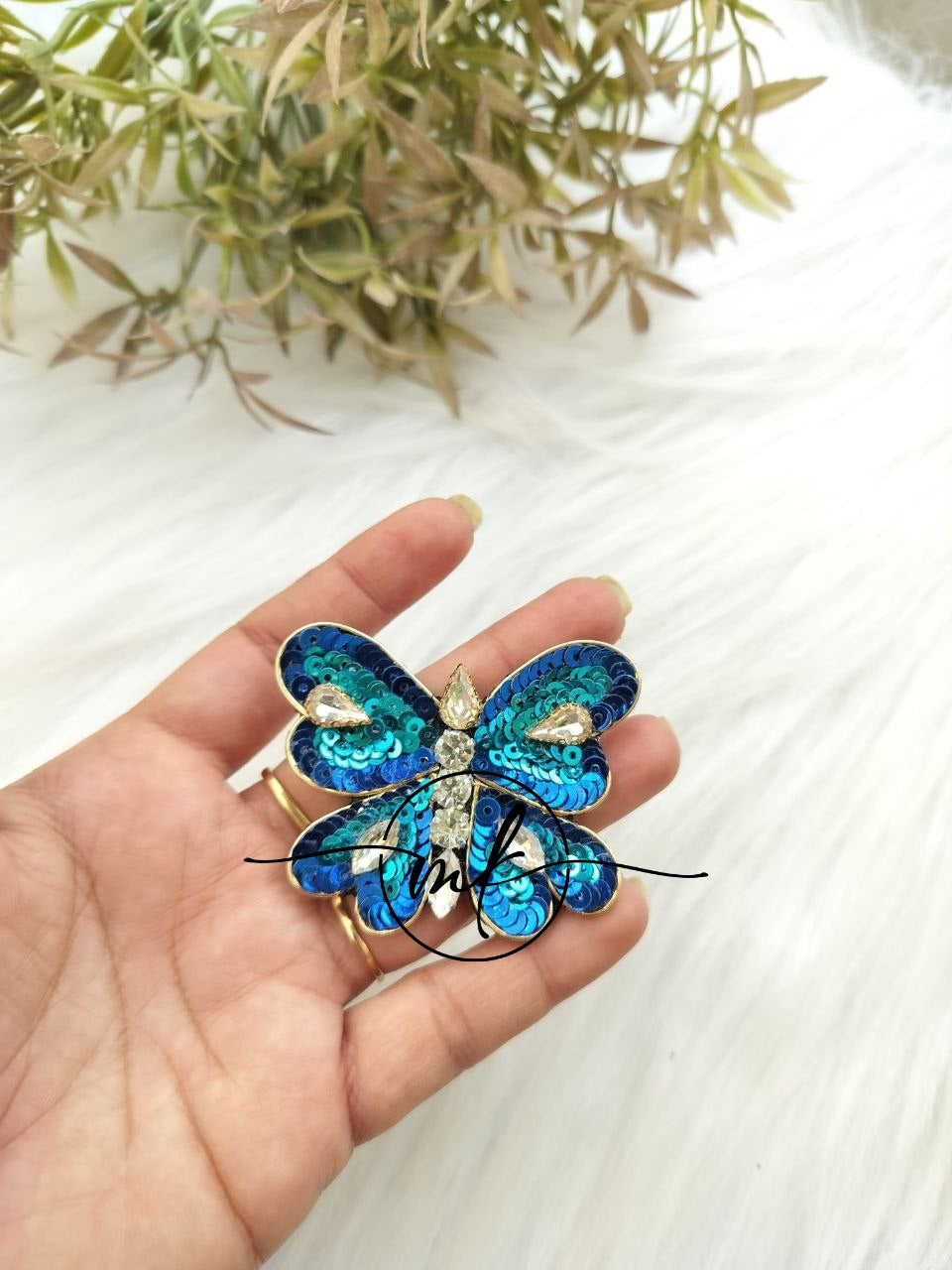 Butterfly Hair Brooch