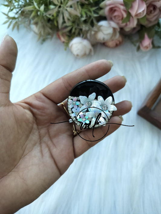 Floral Kundan Claw