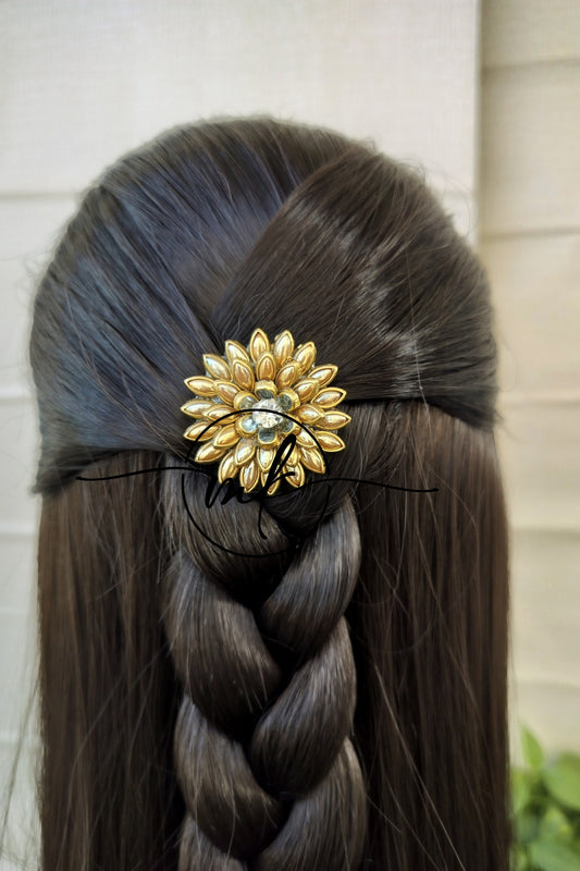 Golden Hair Brooch