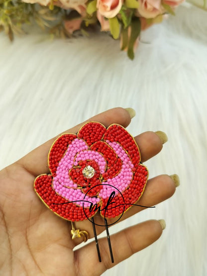 Rose Hair Brooch
